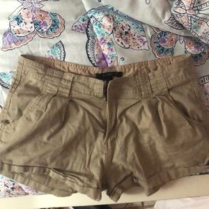 Tan Forever 21 Shorts